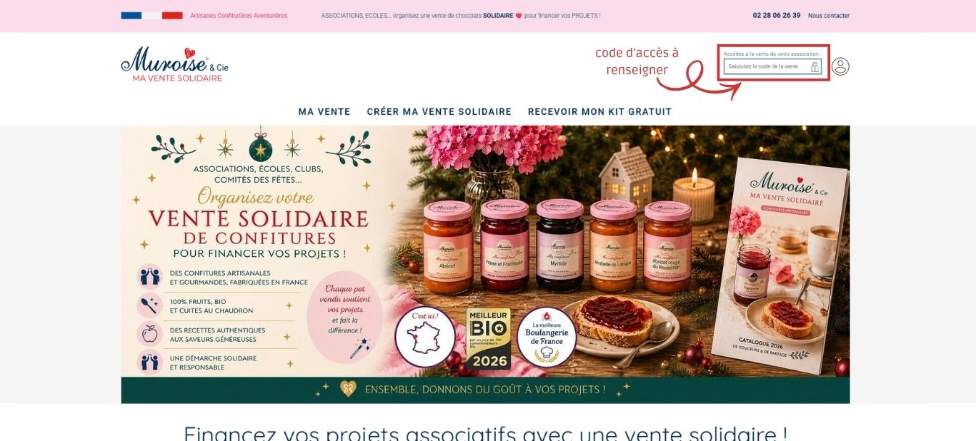 acces avec code