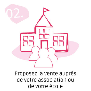 Etape 2 : Proposez la vente à votre association ou à l'école