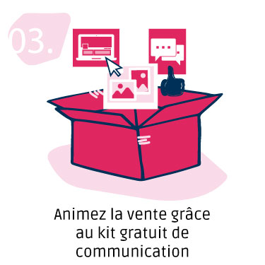 Etape 3 : Animez la vente grâce au kit gratuit