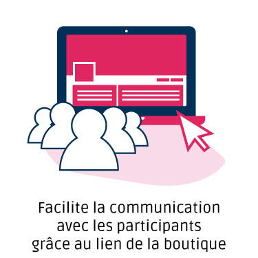 Communiquez facilement le lien de votre boutique