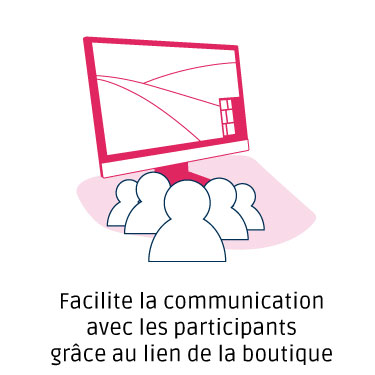Communiquez facilement le lien de votre boutique